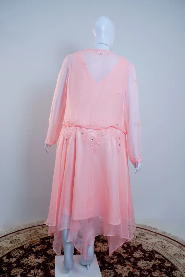 Vestido Midi Bordado Com Casaco - Image 2