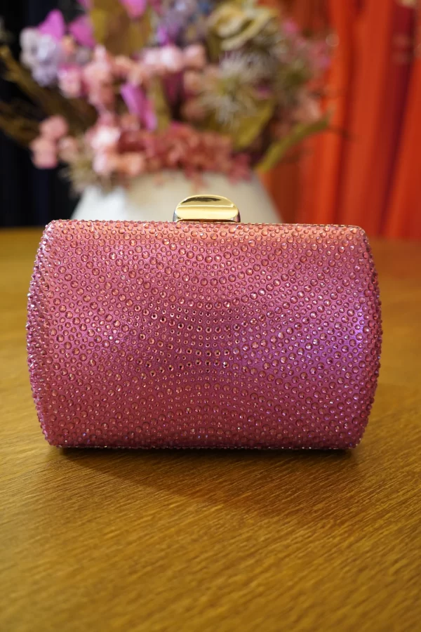Bolsa Clutch Rosa