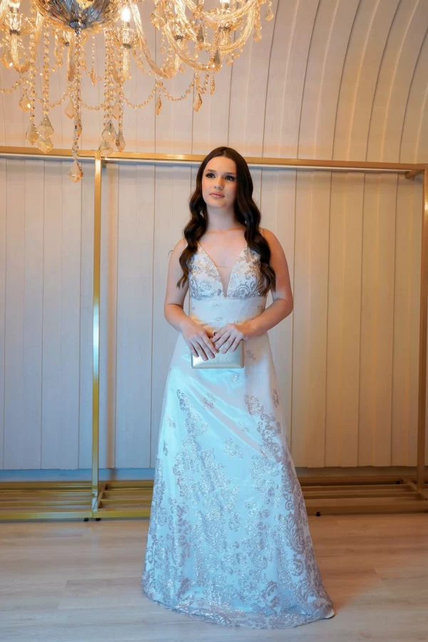 Vestido Longo Tule
