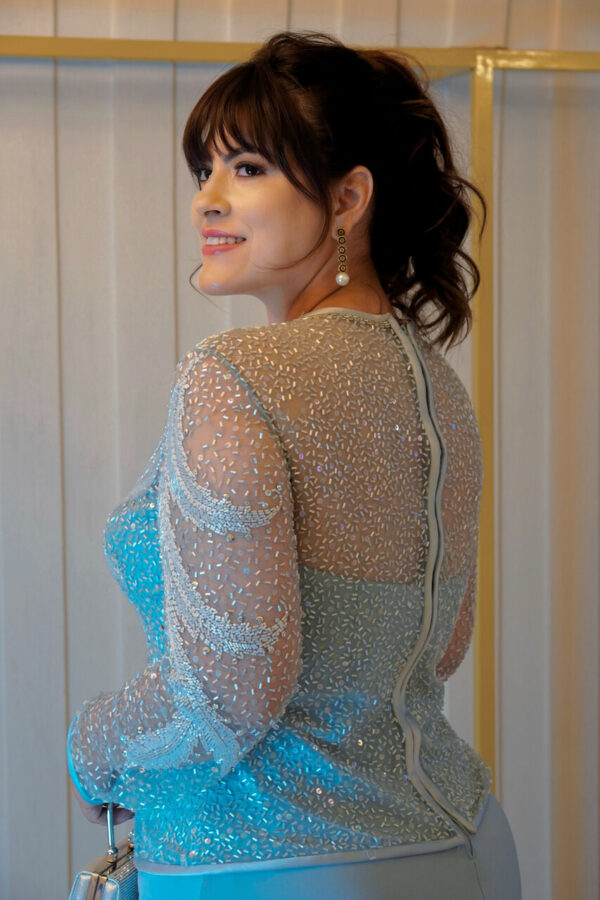 Vestido Midi Manga Longa - Image 2