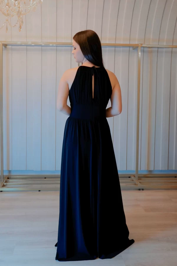 Vestido Longo Bordado Malha Fria - Image 3