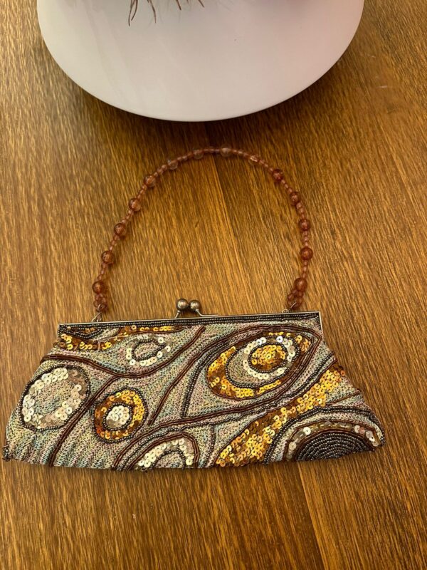 Bolsa Clutch Paetê